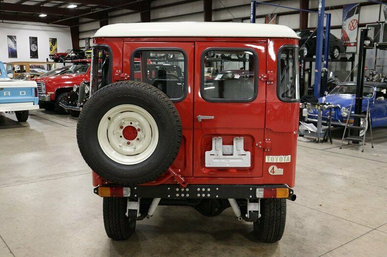1978 Red Toyota FJ 40 Station Wagon