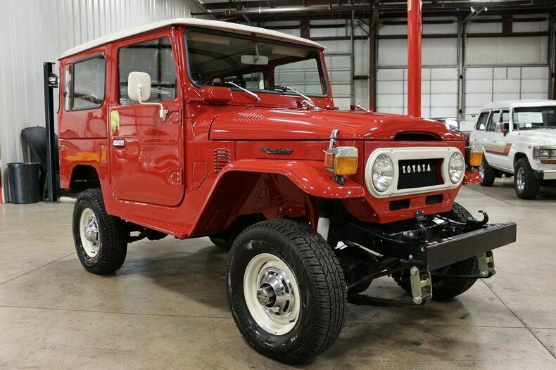 1978 Red Toyota FJ 40 Station Wagon