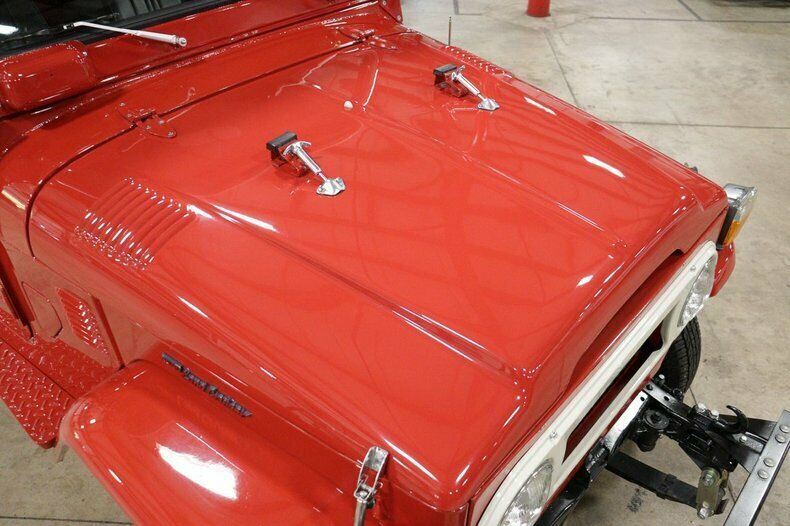 1978 Red Toyota FJ 40 Station Wagon