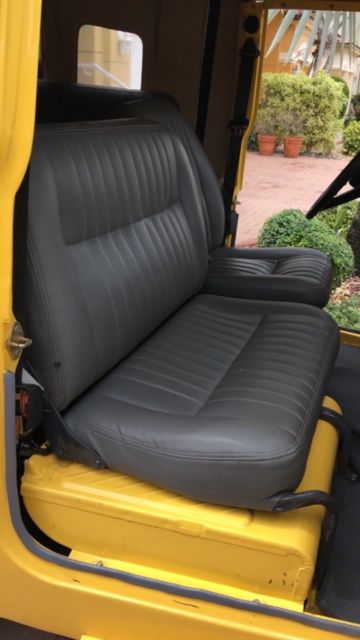 1978 Yellow Toyota FJ Cruiser Convertible