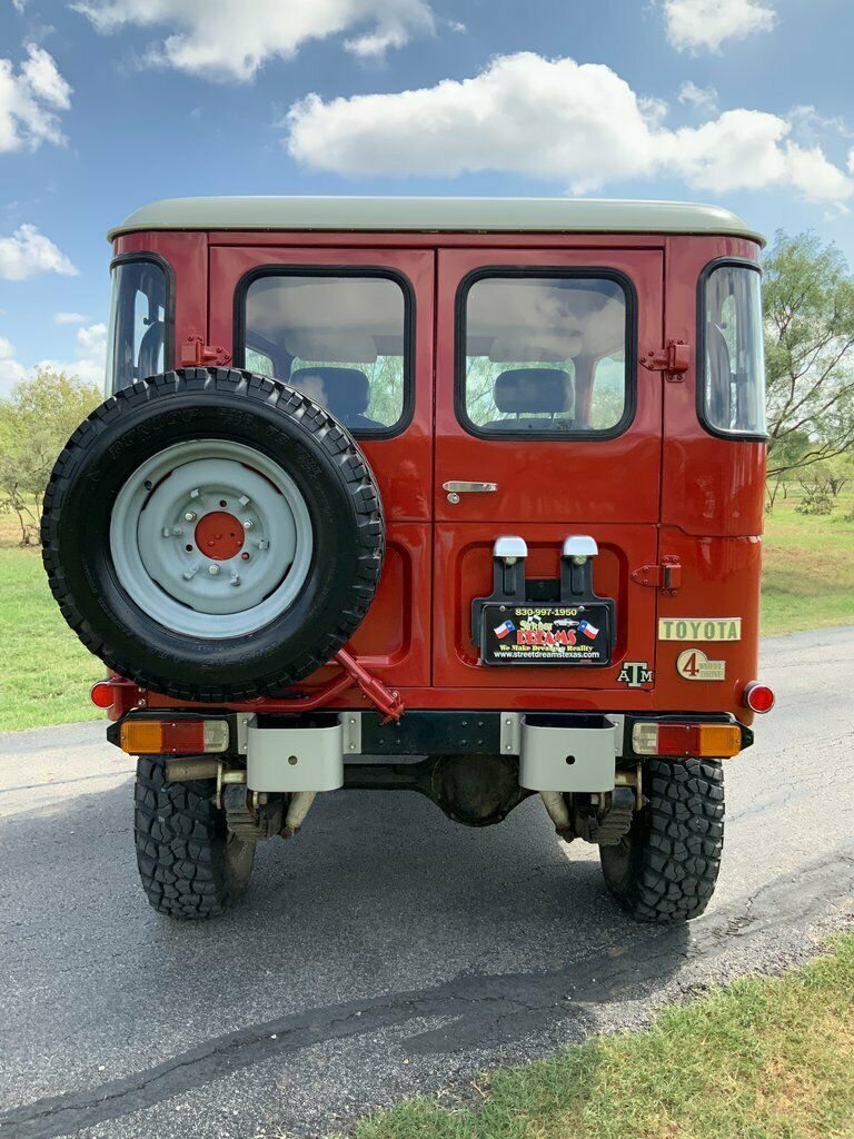 1978 Red Toyota FJ Cruiser --