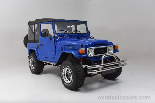 1978 Blue Toyota FJ Cruiser Convertible