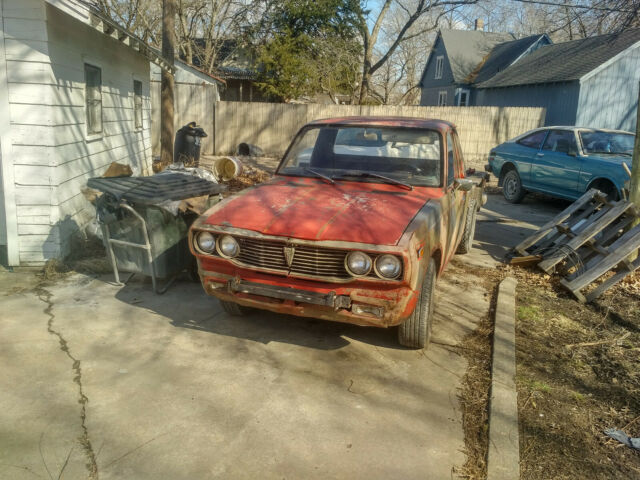 1978 Red Toyota Hilux Standard Cab Pickup