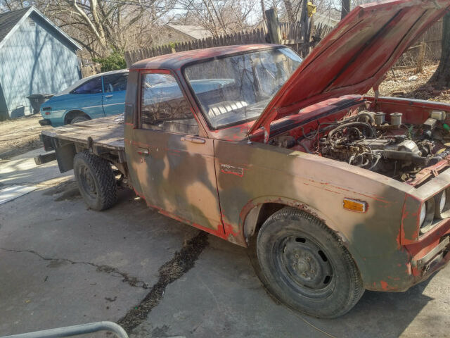 1978 Red Toyota Hilux Standard Cab Pickup
