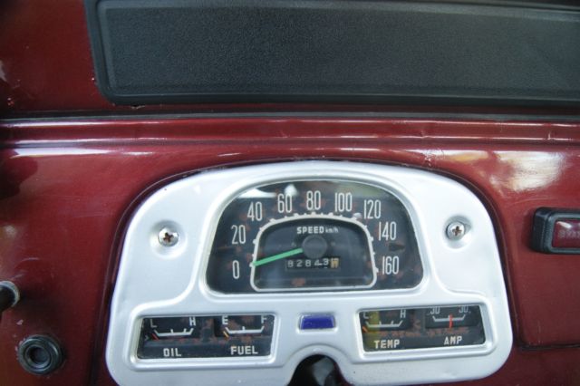 1978 Burgundy Toyota Land Cruiser PICK UP