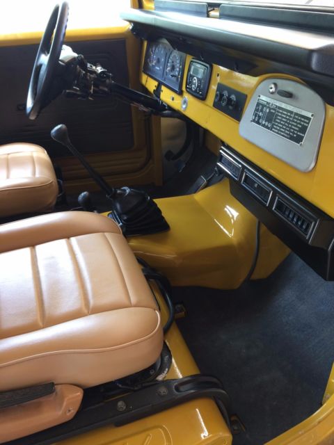 1978 Mustard Yellow Toyota Land Cruiser 40