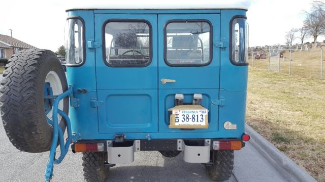 1978 Blue Toyota Land Cruiser Jeep