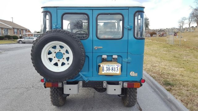 1978 Blue Toyota Land Cruiser Jeep