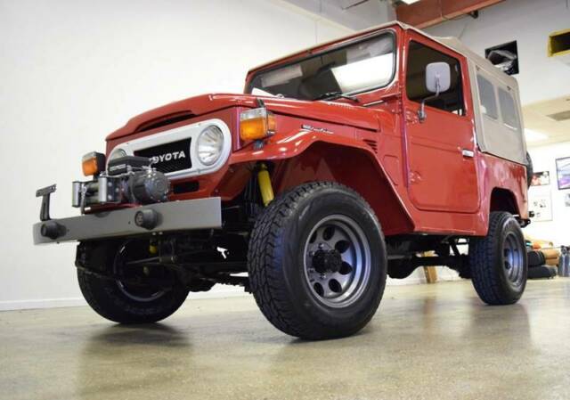 1978 Red Toyota Land Cruiser SUV