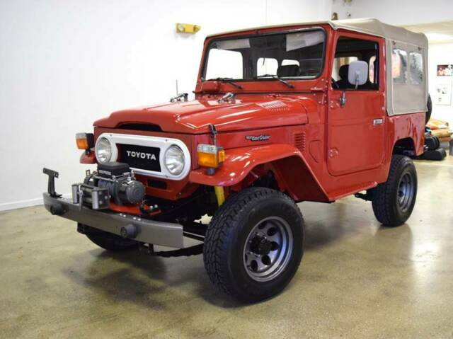 1978 Red Toyota Land Cruiser SUV