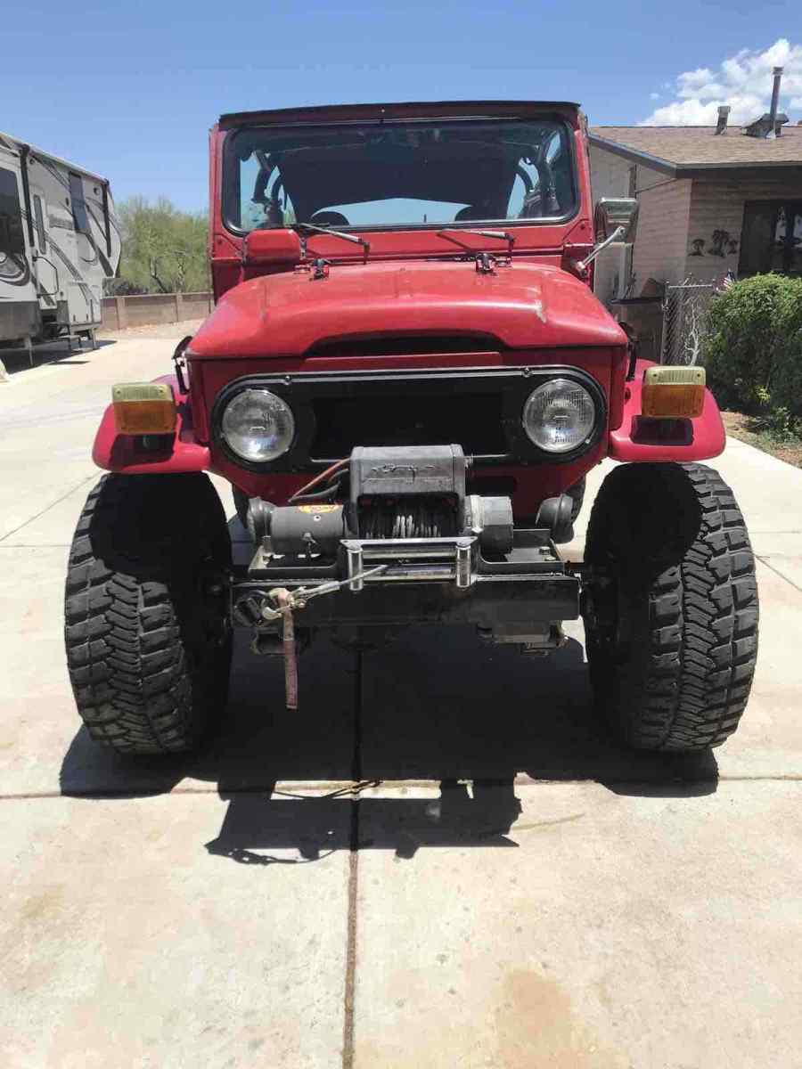 1978 Red Toyota Land Cruiser SUV