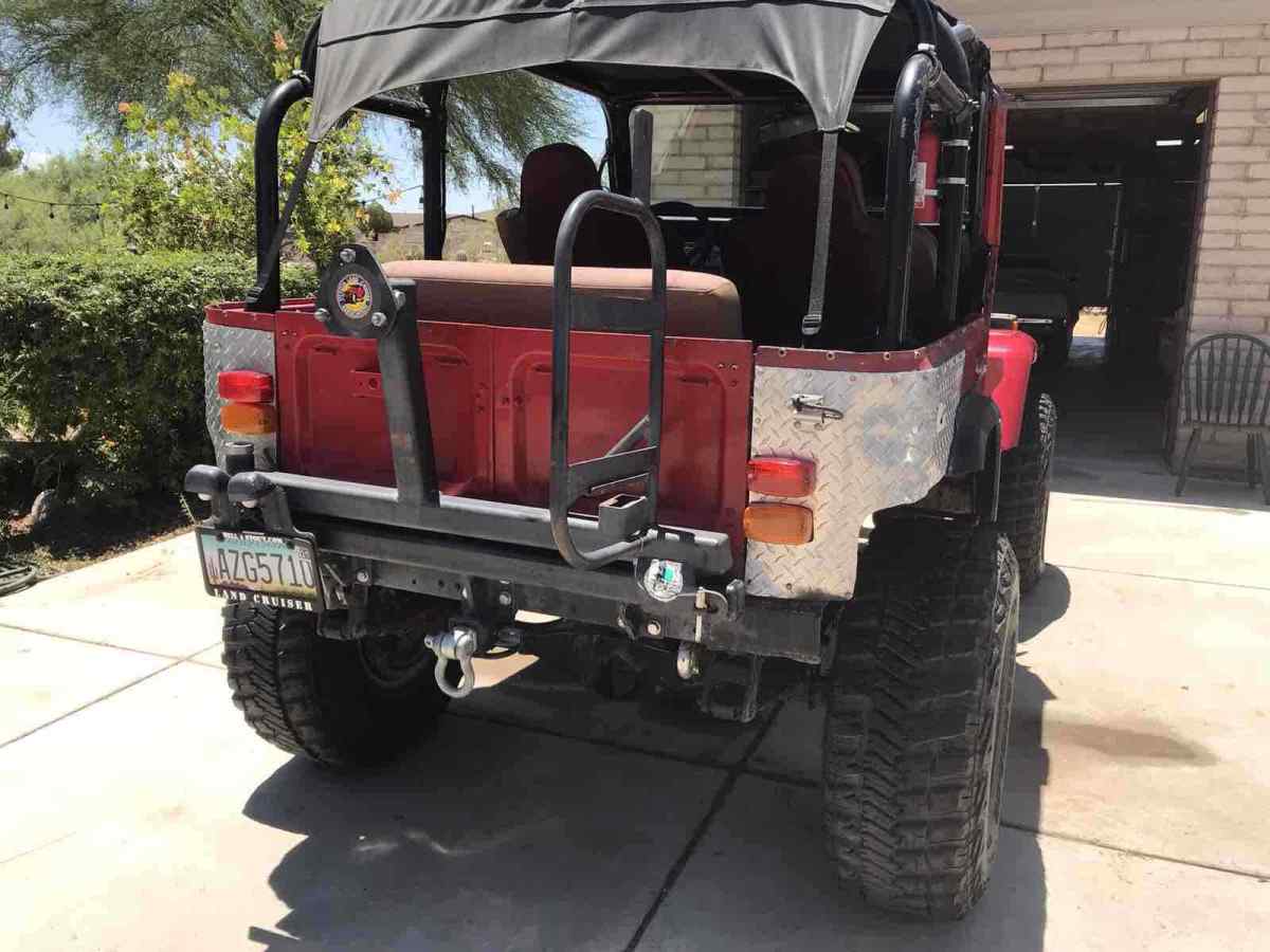 1978 Red Toyota Land Cruiser SUV