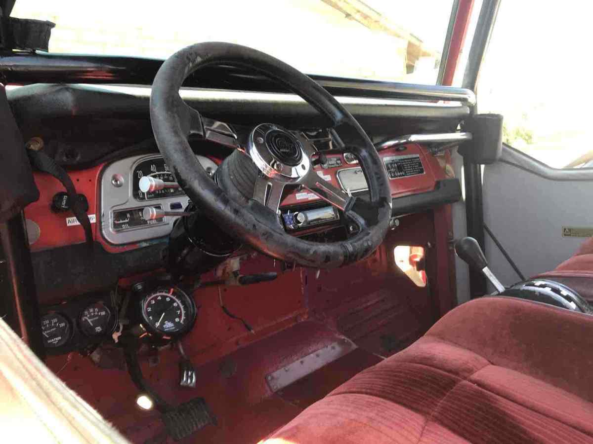 1978 Red Toyota Land Cruiser SUV