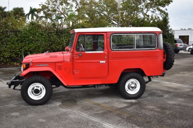1978 Red Toyota Land Cruiser SUV