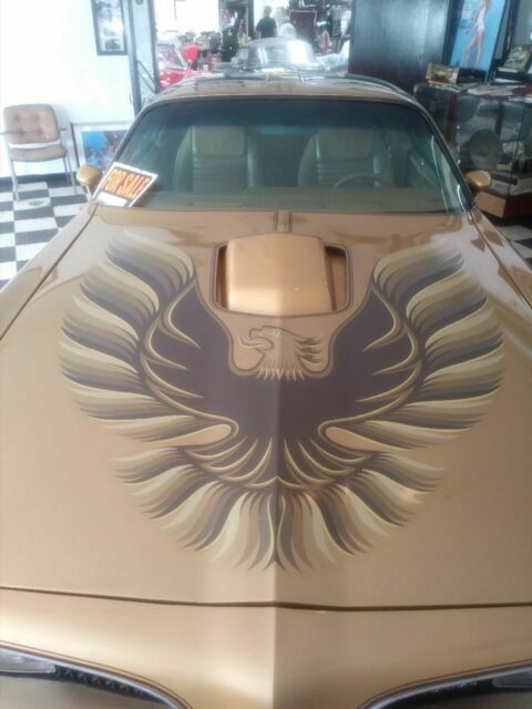 1978 Gold Pontiac Trans Am Fastback