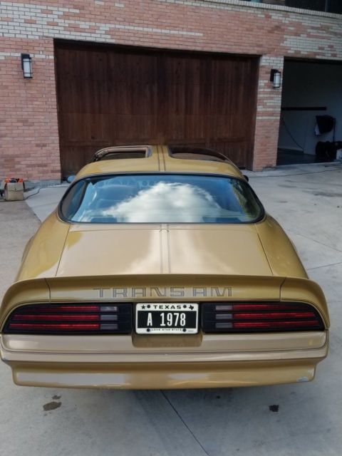 1978 Solar Gold Pontiac Trans Am Coupe