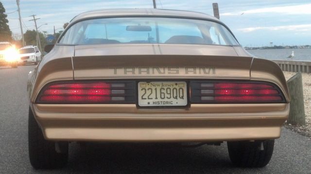 1978 Gold Pontiac Trans Am Coupe
