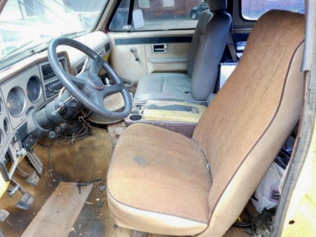 1978 Yellow Chevrolet Blazer SUV