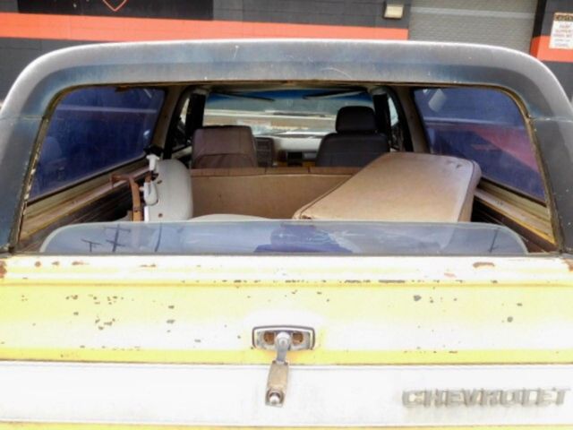 1978 Yellow Chevrolet Blazer SUV