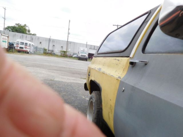 1978 Yellow Chevrolet Blazer SUV
