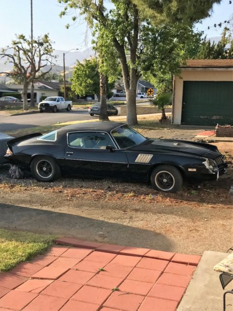 1978 Black Chevrolet Camaro
