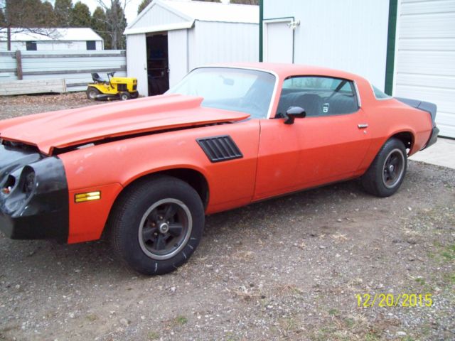 1978 Orange Chevrolet Camaro Z28