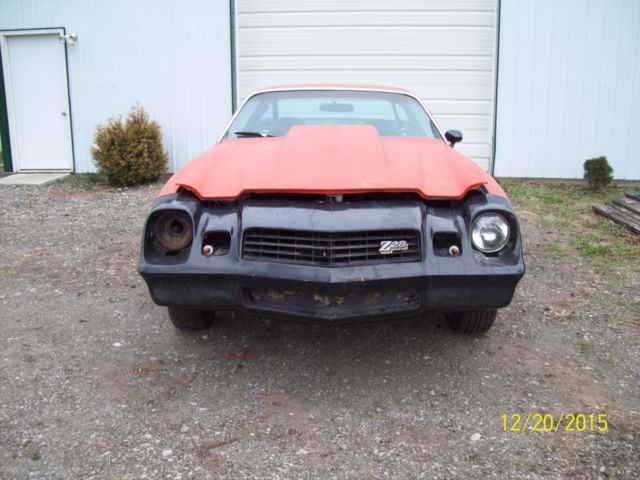 1978 Orange Chevrolet Camaro Z28