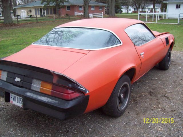 1978 Orange Chevrolet Camaro Z28