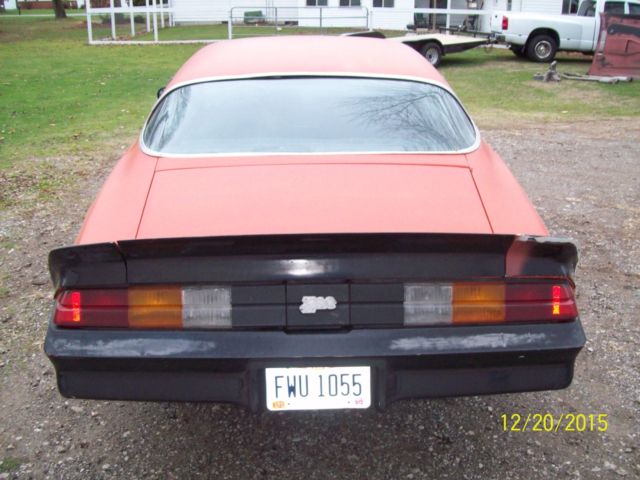 1978 Orange Chevrolet Camaro Z28