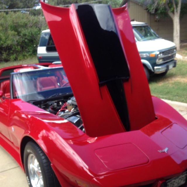1979 Red Chevrolet Corvette T-top