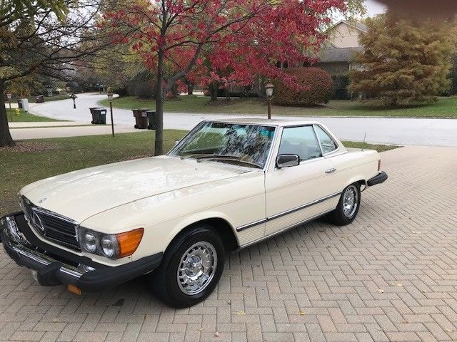 1979 Yellow Mercedes-Benz SL-Class Convertible