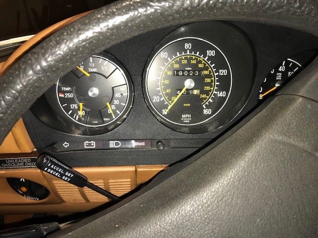 1979 Yellow Mercedes-Benz SL-Class Convertible