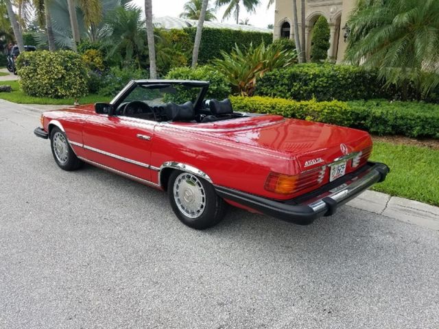 1979 Red Mercedes-Benz SL-Class Convertible