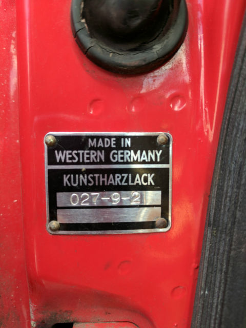 1979 Red Porsche 911 Coupe