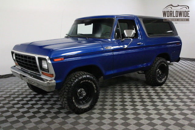 1979 Blue Ford Bronco