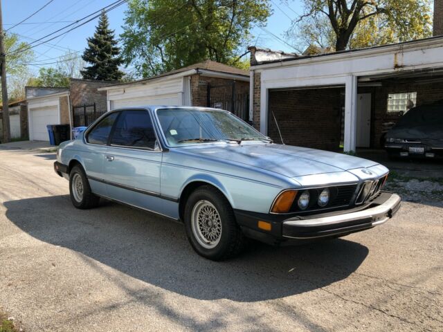 1979 Blue BMW 6-Series Coupe