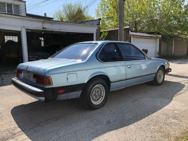 1979 Blue BMW 6-Series Coupe
