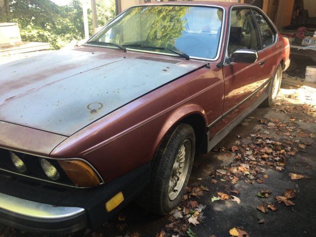 1979 Red BMW 6-Series Coupe