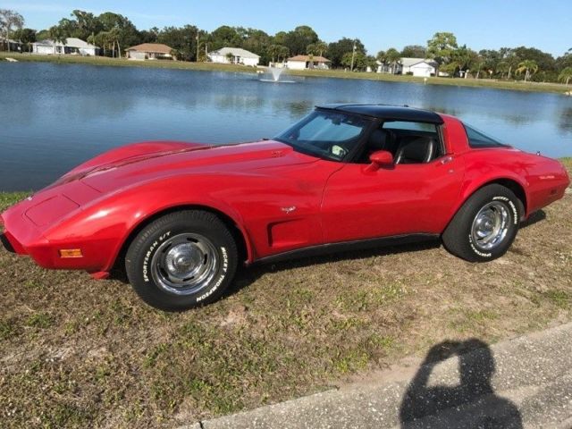 1979 red 75w special order Chevrolet Corvette T-top Stock & Acrylic optional
