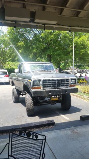 1979 Silver Ford Bronco Convertible
