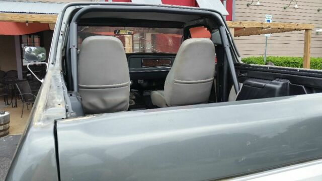 1979 Silver Ford Bronco Convertible
