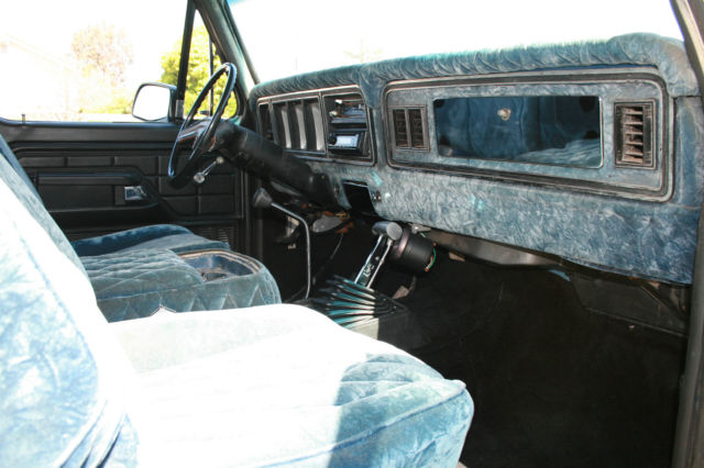 1979 White Ford Bronco Convertible