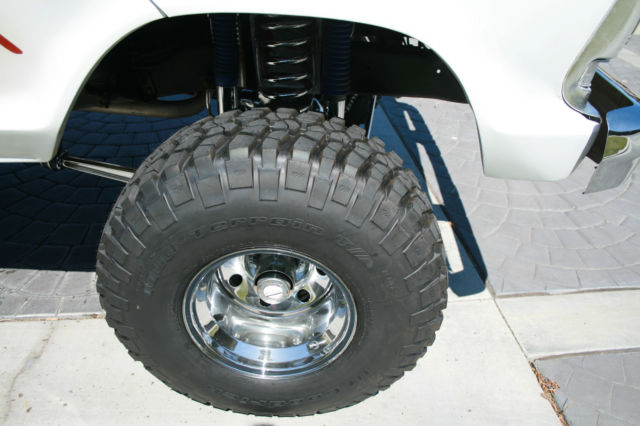 1979 White Ford Bronco Convertible