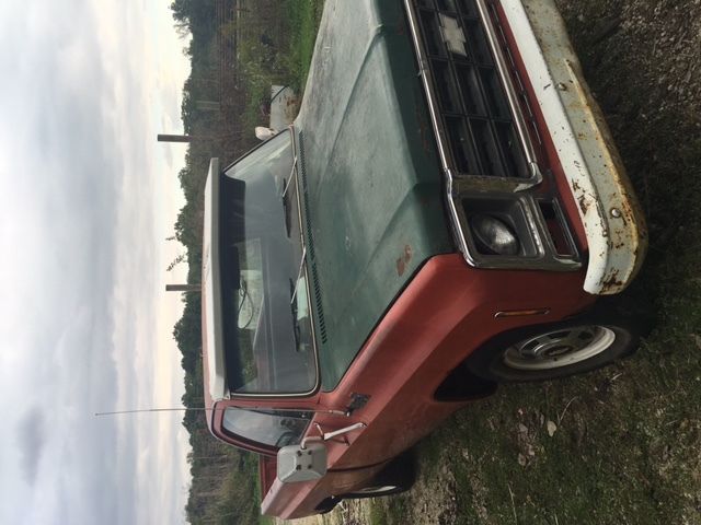 1979 orange/ red Chevrolet C-10