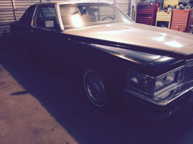 1979 black/silver Cadillac DeVille Coupe