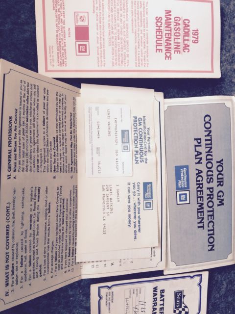 1979 black/silver Cadillac DeVille Coupe