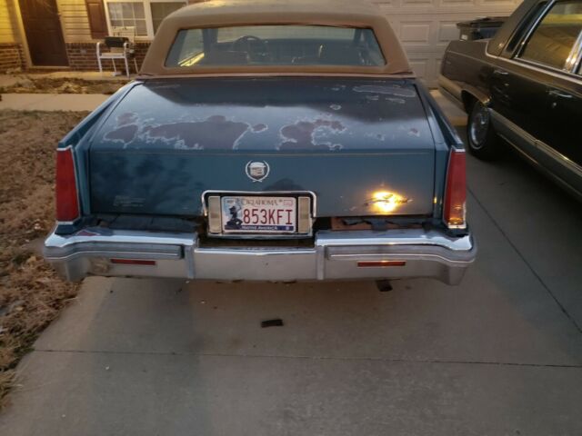 1979 Blue Cadillac Eldorado Coupe