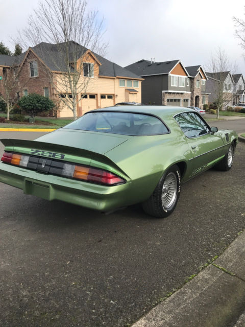1979 Green Chevrolet Camaro Coupe