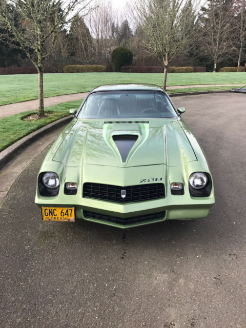 1979 Green Chevrolet Camaro Coupe