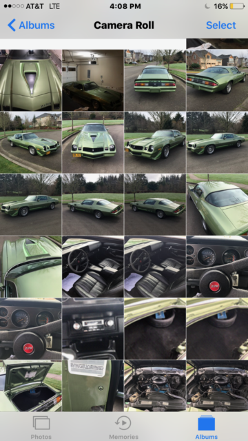 1979 Green Chevrolet Camaro Coupe